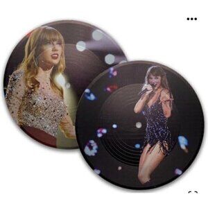 Taylor Swift Wall Room Decor Vinly Record Display For Walls 2pc set Display Only